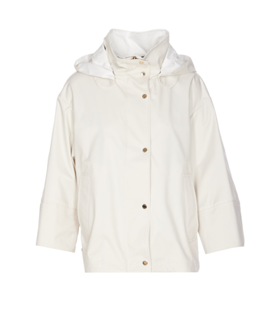Shop Moorer Lawrie Jacket In White