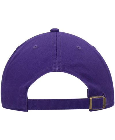 47 Brand Men's ' Purple Phoenix Suns Clean Up Wordmark Adjustable Hat In Purple