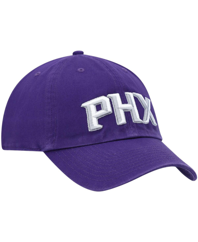 47 Brand Men's ' Purple Phoenix Suns Clean Up Wordmark Adjustable Hat In Purple
