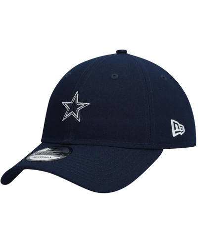 New Era Navy Dallas Cowboys 9twenty Adjustable Hat In Navy