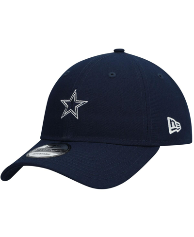New Era Navy Dallas Cowboys 9twenty Adjustable Hat In Navy