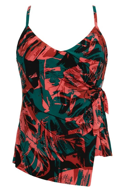 Shop Magicsuit ® Livin' Lush Carma Tankini Two-piece Swimsuit In Black Multi