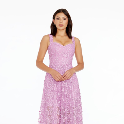 Shop Dress The Population Anabel Gown In Pink