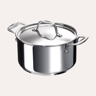 Shop Alva Cookware Chef Stainless Steel Casserole Pan With Lid