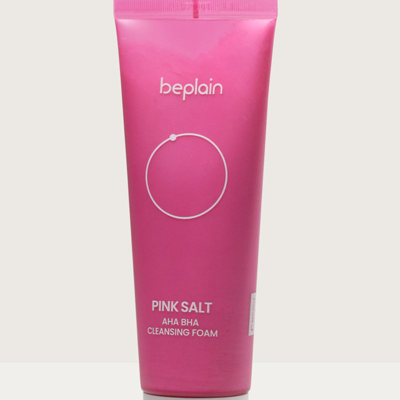 Shop Beplain Pink Salt Aha Bha Cleansing Foam