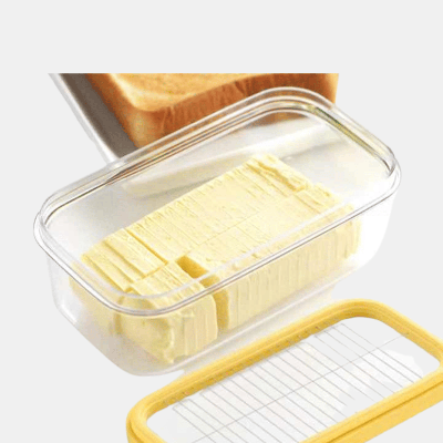 Shop Vigor Butter Slicer Cutter Container Dish With Lid For Fridge