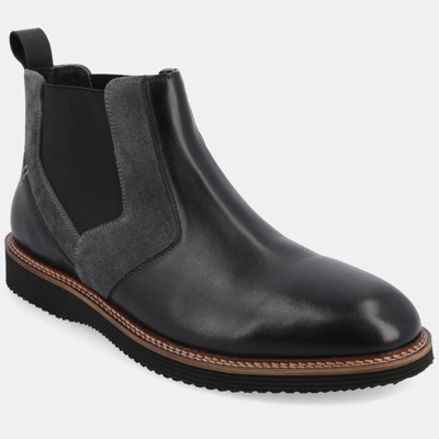 Shop Thomas & Vine Ventura Plain Toe Chelsea Boot In Black