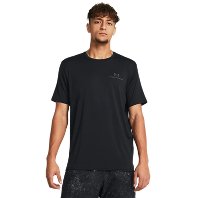 Shop Under Armour Mens  Vanish Energy Short Sleeve T-shirt In Black/black