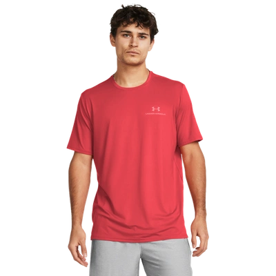 Shop Under Armour Mens  Vanish Energy Short Sleeve T-shirt In Red/red
