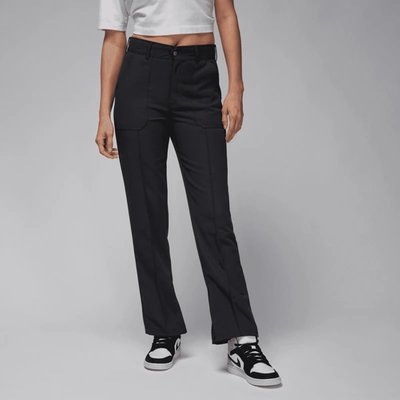 Jordan Womens  Woven Pants In Off Noir/off Noir