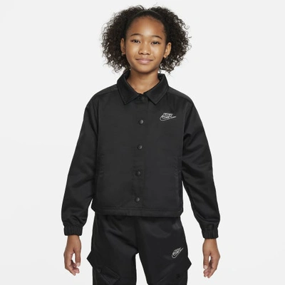 Shop Nike Girls  Novelty Capsule Jacket In Black