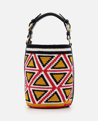 Shop Colville Small Triangle Cylinder Bag In Multicolor