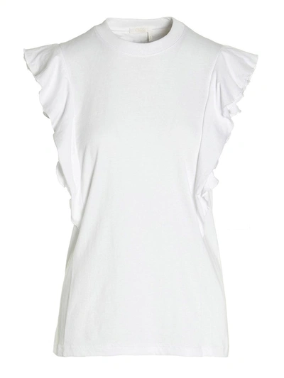 Shop Chloé Chloè T-shirts And Polos In White