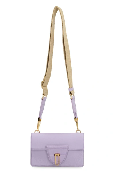 Shop Coccinelle Nico Leather Handbag In Lilac