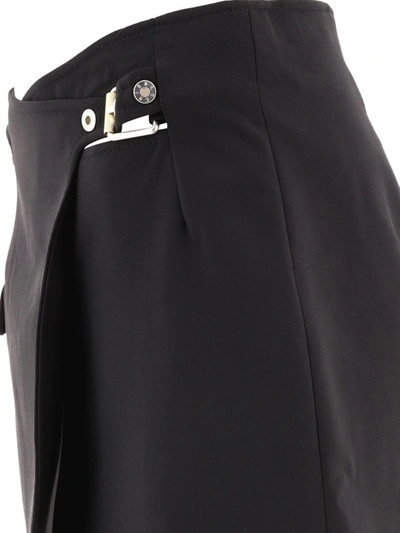 Shop Dion Lee "interlock Blazer" Skirt In Black