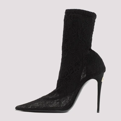 Shop Dolce & Gabbana Lace Pumps Shoes In Black