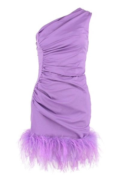 Shop Giuseppe Di Morabito One Shoulder Dress In Purple