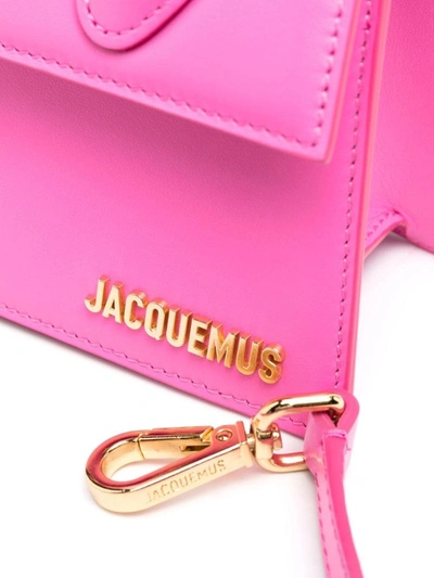 Shop Jacquemus 'le Chiquito Moyen' Bag In Fuchsia