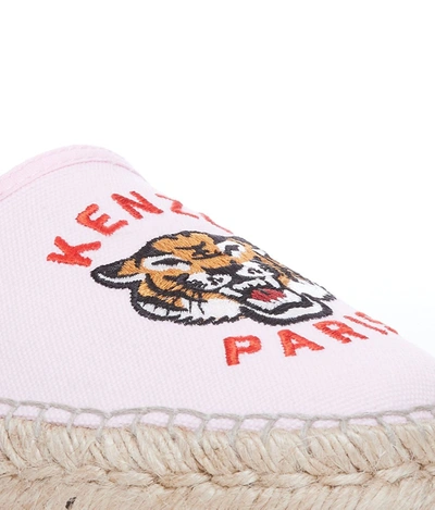 Shop Kenzo 'tiger' Espadrilles In Pink