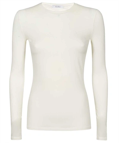 Shop Max Mara Gazza Long Sleeve Top In White