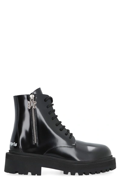 Shop Palm Angels Boots Shoes In Black