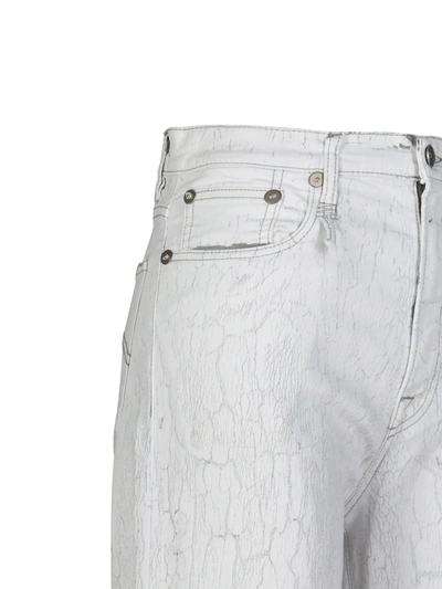 Shop R13 'jane' Jeans In Crackled Grey