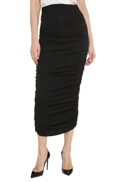 Shop The Andamane Stretch Pencil Skirt In Black