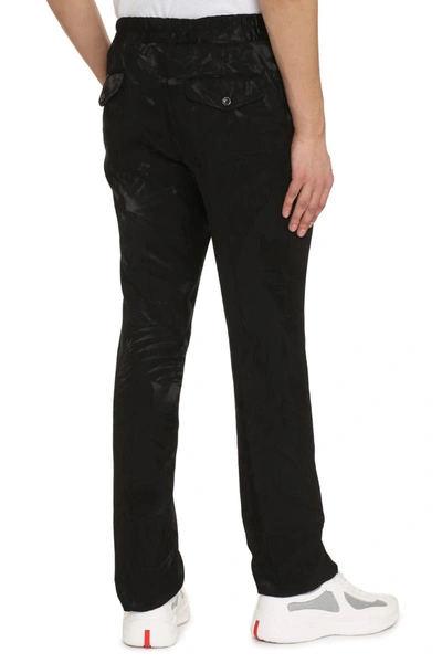 Shop Tom Ford Viscose Trousers In Black