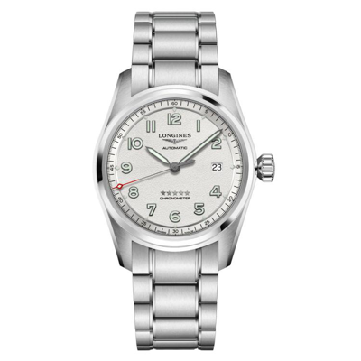 Longines Master Collection 42mm Automatic Stainless Steel Bracelet Watch In Silver