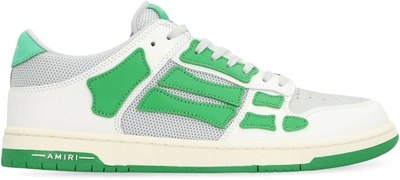 Shop Amiri Skel Top Sneakers In Green