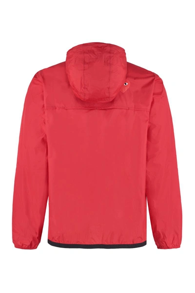 Shop Comme Des Garçons Play Play Cdg X K-way - Techno Fabric Raincoat In Red