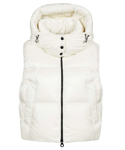 Shop Duvetica Vindemiatrix Padded Bodywarmer In White