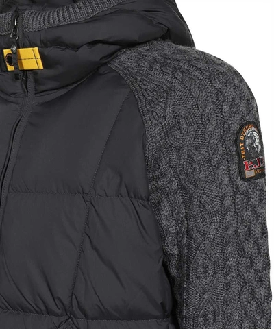 Shop Parajumpers Techno Fabric Padded Jacket In Grey