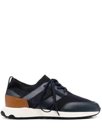 Shop Tod's Low-top Sneakers In Blue