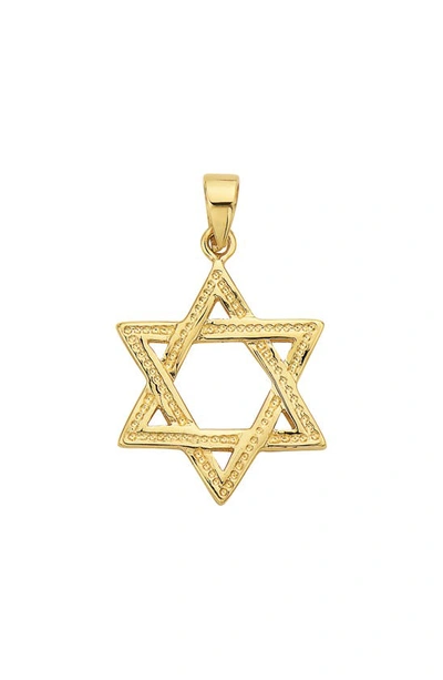 Shop Best Silver 14k Gold Star Of David Pendant Necklace