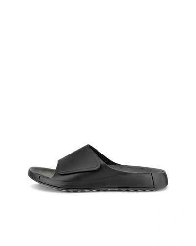 Shop Ecco Men's Cozmo Sandal In Black