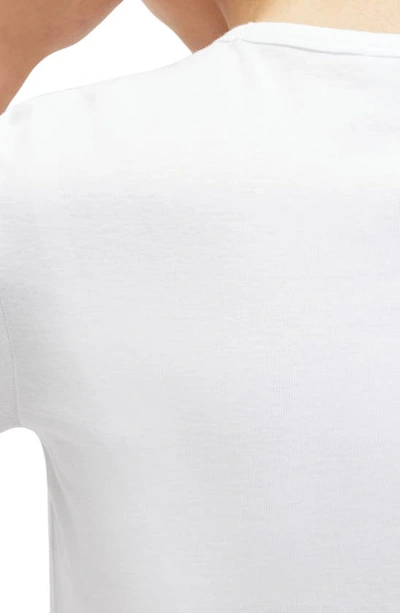 Shop Allsaints Stevie Crop Cotton Rib T-shirt In Optic White