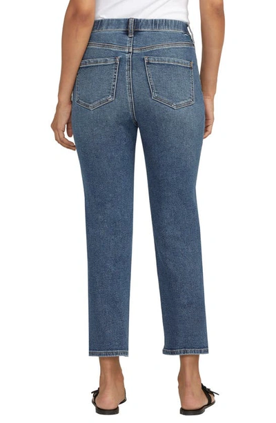 Jag Jeans Valentina Pull-on High Waist Crop Straight Leg Jeans In Stargazer Blue