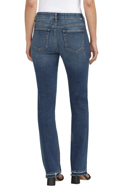 Shop Jag Jeans Jag Eloise Release Hem Mid Rise Bootcut Jeans In Alfresco Blue