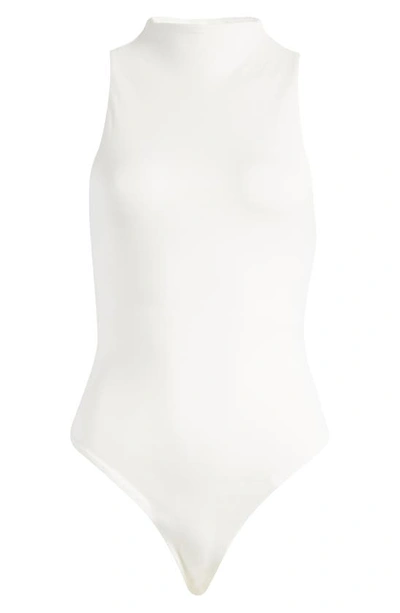 Shop Naked Wardrobe Butter Feel Sleeveless Bodysuit In White