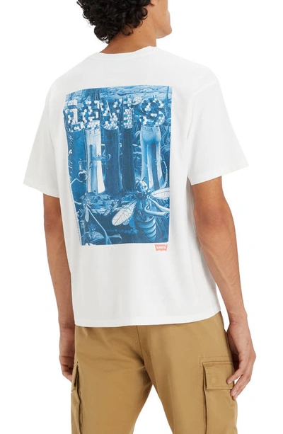 Shop Levi's Vintage Fit Graphic T-shirt In Levis Hive White