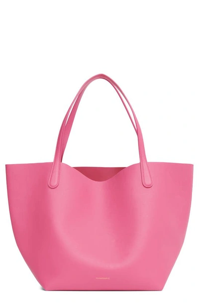 Shop Mansur Gavriel Everyday Soft Leather Tote In Dolly