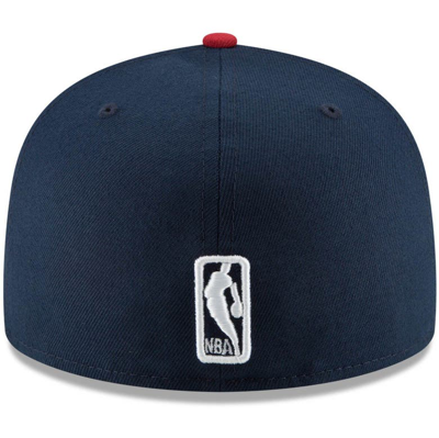 Shop New Era Navy/red Denver Nuggets 2-tone 59fifty Fitted Hat