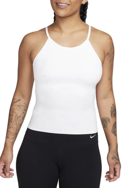 Shop Nike Infinasoft Essentials Dri-fit Tank In White