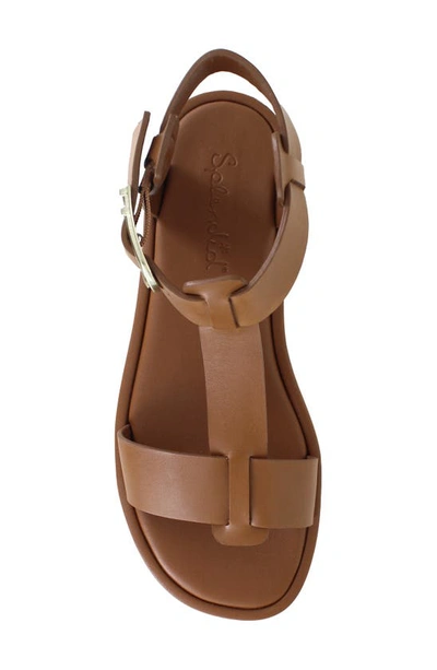 Shop Splendid Fausta Ankle Strap Sandal In Cognac