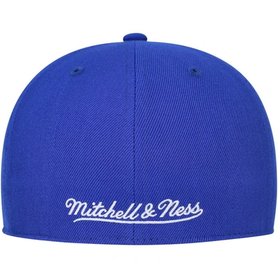Shop Mitchell & Ness Blue New York Knicks Hardwood Classics Mvp Team Ground 2.0 Fitted Hat