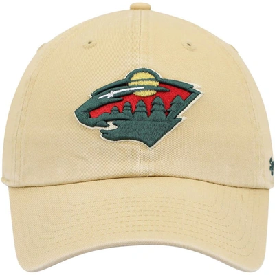 Shop 47 ' Gold Minnesota Wild Clean Up Adjustable Hat