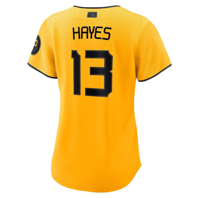 Shop Nike Ke'bryan Hayes Gold Pittsburgh Pirates City Connect Replica Player Jersey