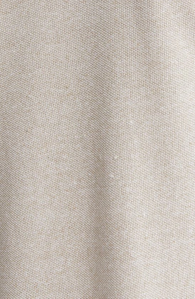 Eileen Fisher Open-front Organic Linen-cotton Cardigan In Natural White