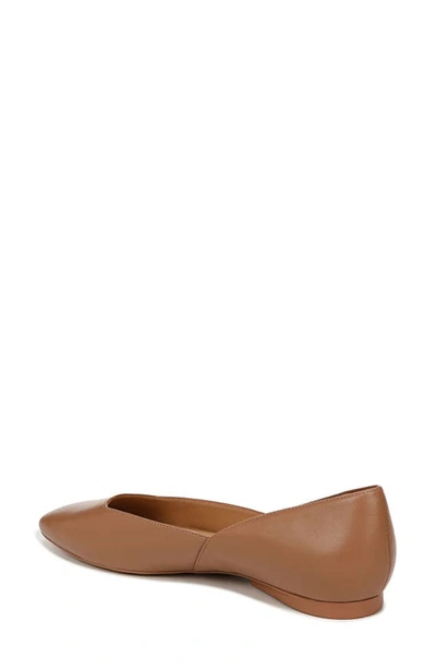 Shop Naturalizer Cody Skimmer Flat In Cafe Leather